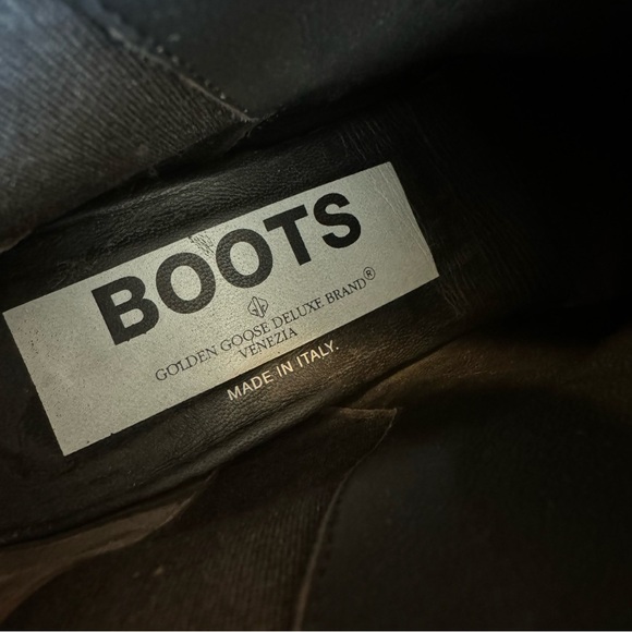 Golden Goose Dana Leopard Brown Boots Ankle Low Heel Booties - Picture 12 of 14